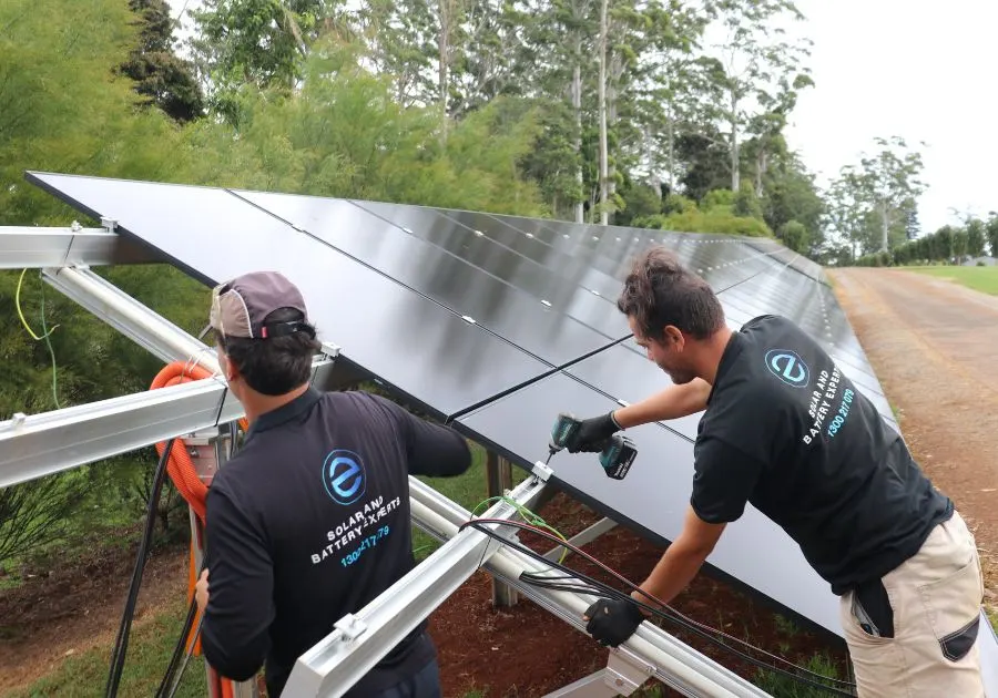 Hybrid solar panel installation Bilinga Gold Coast