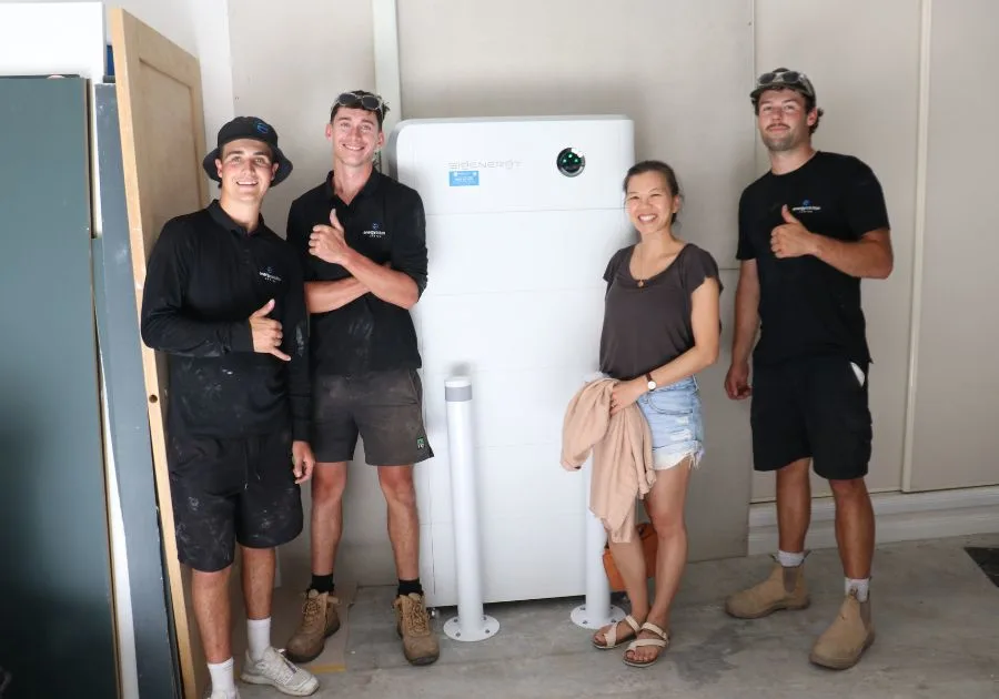 Sigenergy solar battery installation Bilinga Gold Coast