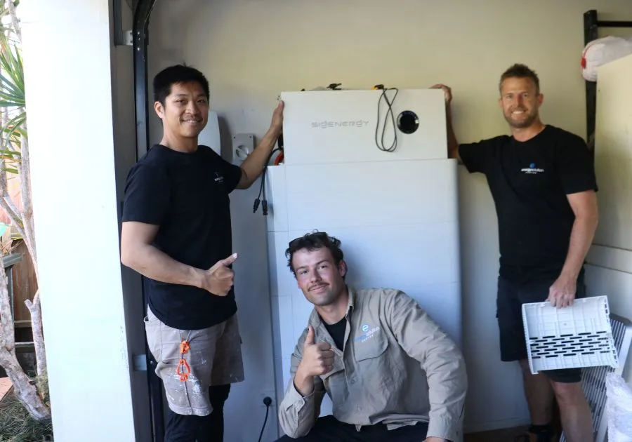 Solar battery storage installation Bilinga Gold Coast