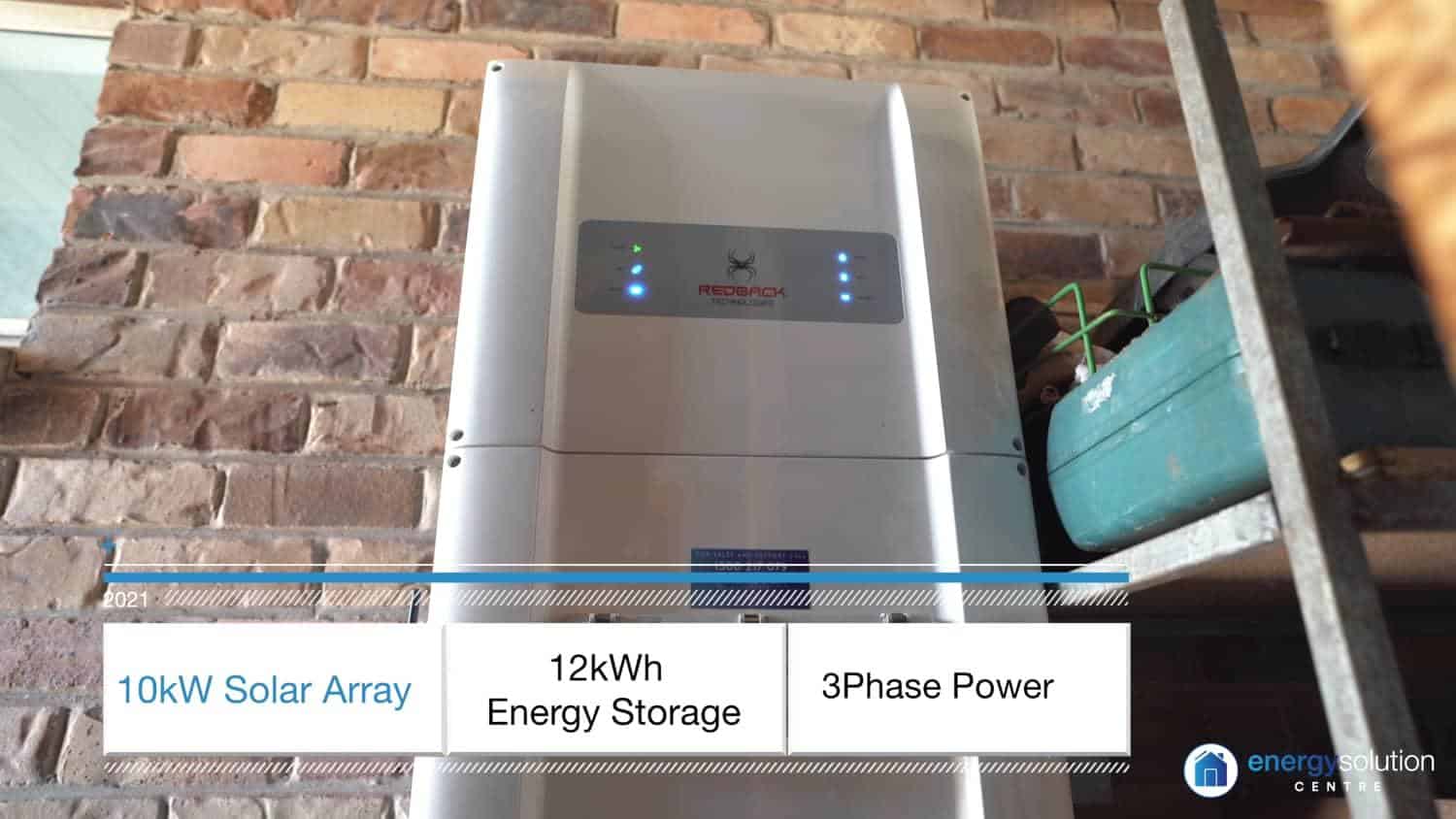 Featured image for “10kW Solar 12kWh Battery Redback 3Phase”